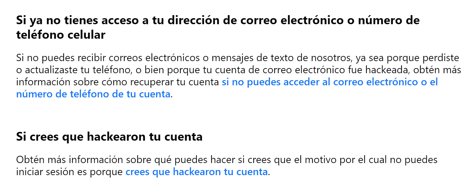 Cómo recuperar tu cuenta de Facebook si la has perdido o ha sido hackeada 2 Captura de pantalla 2024 09 26 161205