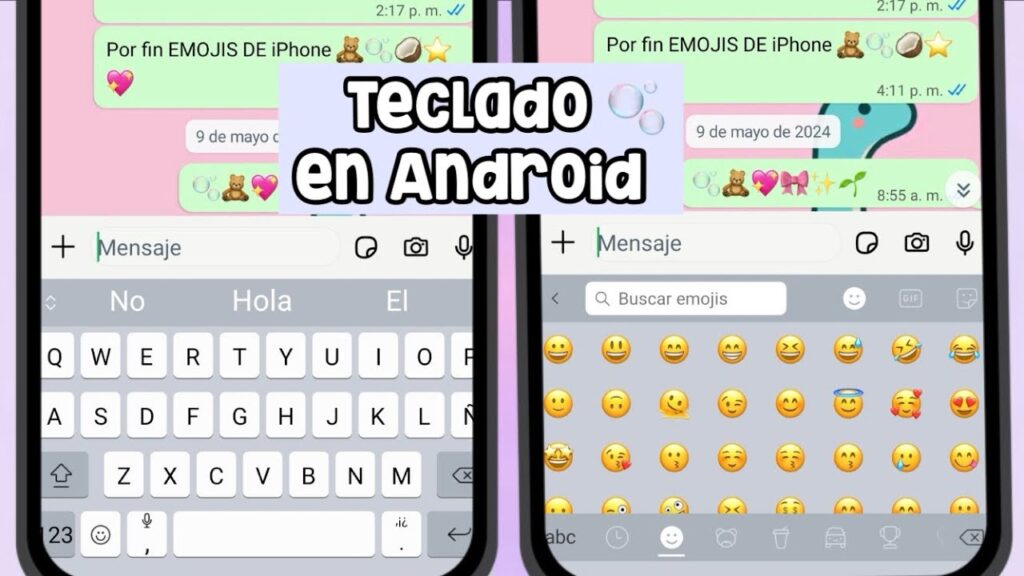 Cómo Tener el Mejor Teclado Estilo iPhone en Android 📱 2 Teclado de iPhone para android 2024 actualizado